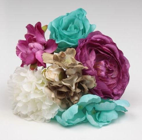 Flamenco Bouquet of Artificial Flowers. Ref. 42123